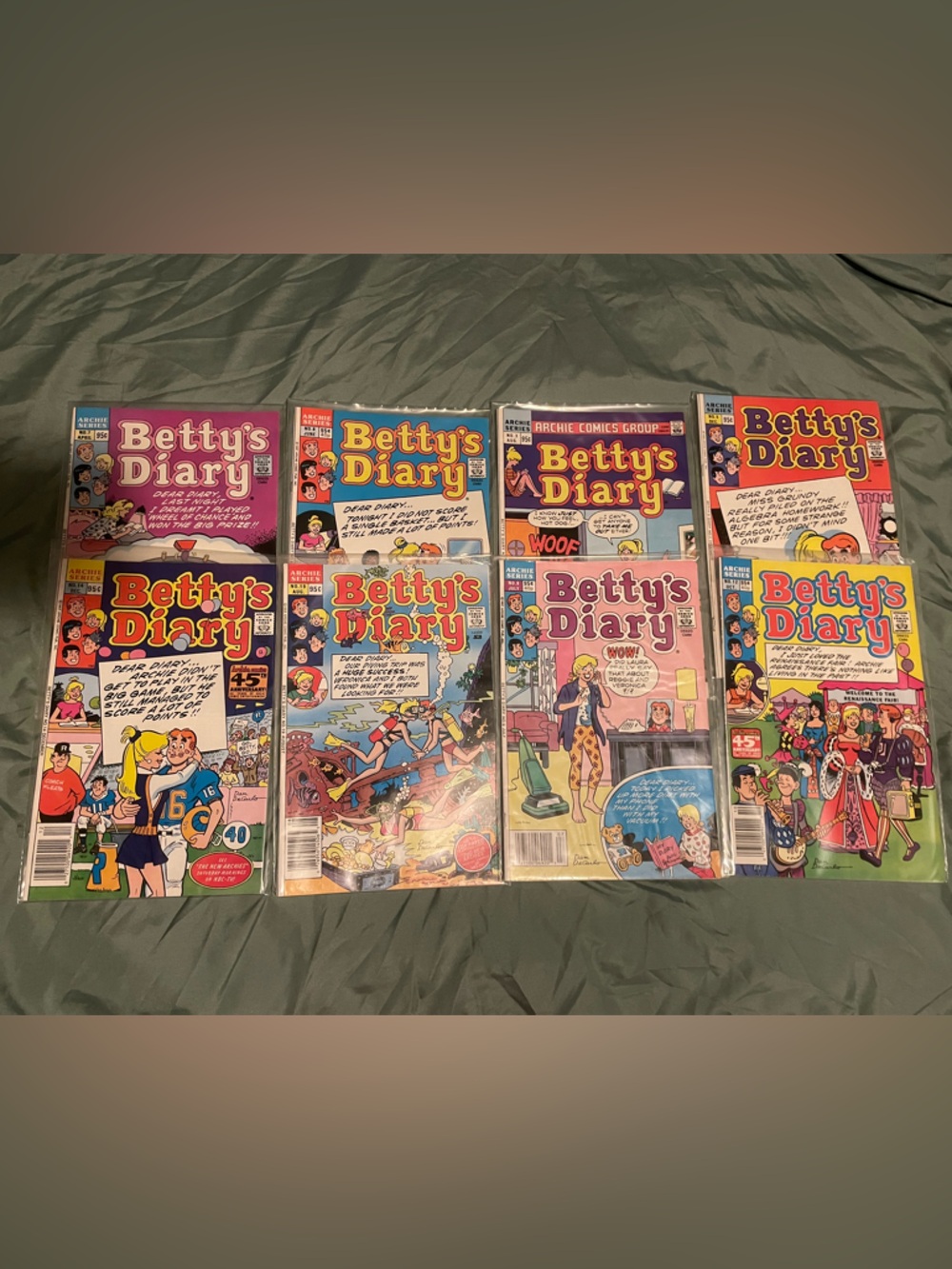 Bundle of 8 Archie Comics “Betty’s Diary”